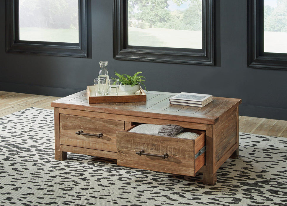 Randale Coffee Table - Premium Cocktail Table from Ashley Furniture - Just $786.71! Shop now at Furniture Wholesale Plus  We are the best furniture store in Nashville, Hendersonville, Goodlettsville, Madison, Antioch, Mount Juliet, Lebanon, Gallatin, Springfield, Murfreesboro, Franklin, Brentwood