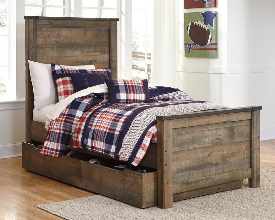 Trinell Bed with 1 Large Storage Drawer - Premium Bed from Ashley Furniture - Just $583.26! Shop now at Furniture Wholesale Plus  We are the best furniture store in Nashville, Hendersonville, Goodlettsville, Madison, Antioch, Mount Juliet, Lebanon, Gallatin, Springfield, Murfreesboro, Franklin, Brentwood