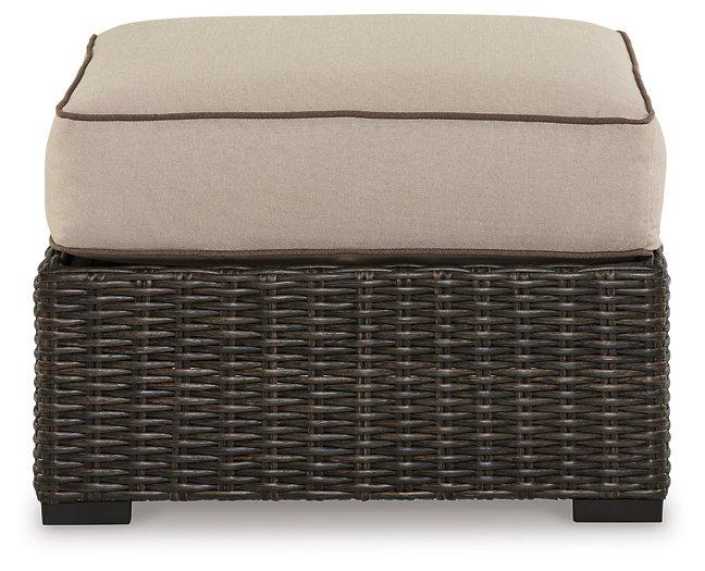 Coastline Bay Outdoor Ottoman with Cushion - Premium Outdoor Ottoman from Ashley Furniture - Just $258.22! Shop now at Furniture Wholesale Plus  We are the best furniture store in Nashville, Hendersonville, Goodlettsville, Madison, Antioch, Mount Juliet, Lebanon, Gallatin, Springfield, Murfreesboro, Franklin, Brentwood