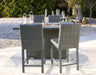 Palazzo Outdoor Counter Height Dining Table with 4 Barstools - Premium Outdoor Pub Table w/FP from Ashley Furniture - Just $2776.39! Shop now at Furniture Wholesale Plus  We are the best furniture store in Nashville, Hendersonville, Goodlettsville, Madison, Antioch, Mount Juliet, Lebanon, Gallatin, Springfield, Murfreesboro, Franklin, Brentwood