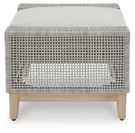 Seton Creek Outdoor Ottoman with Cushion - Premium Outdoor Ottoman from Ashley Furniture - Just $339.43! Shop now at Furniture Wholesale Plus  We are the best furniture store in Nashville, Hendersonville, Goodlettsville, Madison, Antioch, Mount Juliet, Lebanon, Gallatin, Springfield, Murfreesboro, Franklin, Brentwood