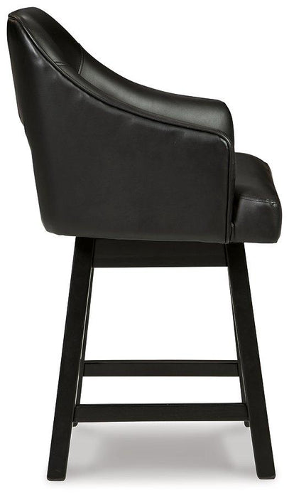 Tallenger Counter Height Bar Stool - Premium Barstool from Ashley Furniture - Just $154.86! Shop now at Furniture Wholesale Plus  We are the best furniture store in Nashville, Hendersonville, Goodlettsville, Madison, Antioch, Mount Juliet, Lebanon, Gallatin, Springfield, Murfreesboro, Franklin, Brentwood