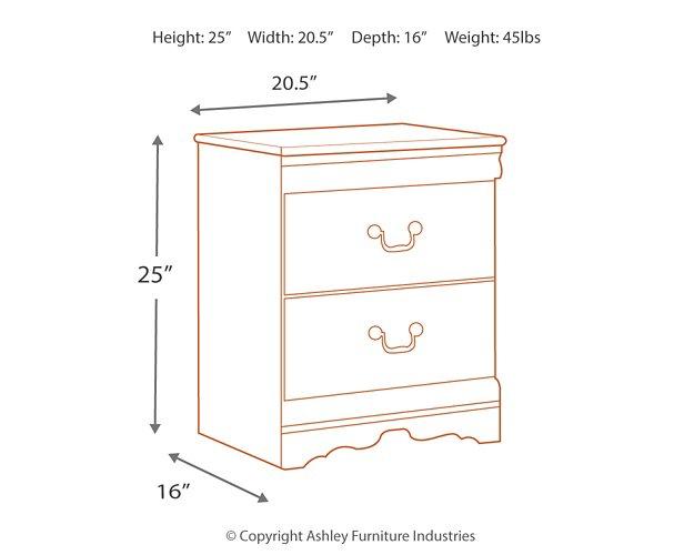 Anarasia Nightstand - Premium Nightstand from Ashley Furniture - Just $142.80! Shop now at Furniture Wholesale Plus  We are the best furniture store in Nashville, Hendersonville, Goodlettsville, Madison, Antioch, Mount Juliet, Lebanon, Gallatin, Springfield, Murfreesboro, Franklin, Brentwood