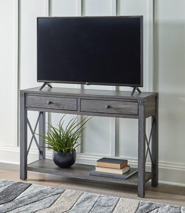 Freedan Sofa/Console Table - Premium Sofa Table from Ashley Furniture - Just $206.77! Shop now at Furniture Wholesale Plus  We are the best furniture store in Nashville, Hendersonville, Goodlettsville, Madison, Antioch, Mount Juliet, Lebanon, Gallatin, Springfield, Murfreesboro, Franklin, Brentwood