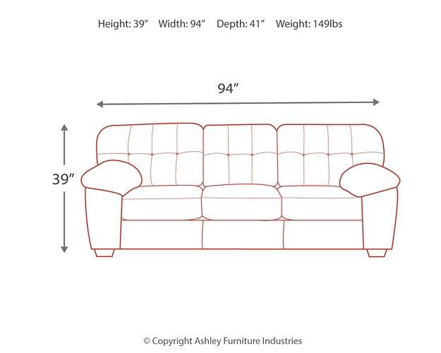 Accrington Sofa - Premium Sofa from Ashley Furniture - Just $641.28! Shop now at Furniture Wholesale Plus  We are the best furniture store in Nashville, Hendersonville, Goodlettsville, Madison, Antioch, Mount Juliet, Lebanon, Gallatin, Springfield, Murfreesboro, Franklin, Brentwood