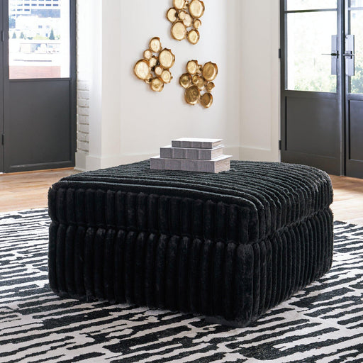 Midnight-Madness Oversized Accent Ottoman - Premium Ottoman from Ashley Furniture - Just $283.43! Shop now at Furniture Wholesale Plus  We are the best furniture store in Nashville, Hendersonville, Goodlettsville, Madison, Antioch, Mount Juliet, Lebanon, Gallatin, Springfield, Murfreesboro, Franklin, Brentwood