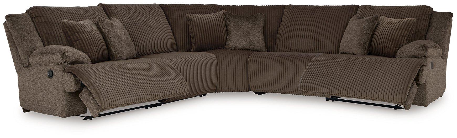 Top Tier Reclining Sectional - Premium Sectional from Ashley Furniture - Just $2027.28! Shop now at Furniture Wholesale Plus  We are the best furniture store in Nashville, Hendersonville, Goodlettsville, Madison, Antioch, Mount Juliet, Lebanon, Gallatin, Springfield, Murfreesboro, Franklin, Brentwood