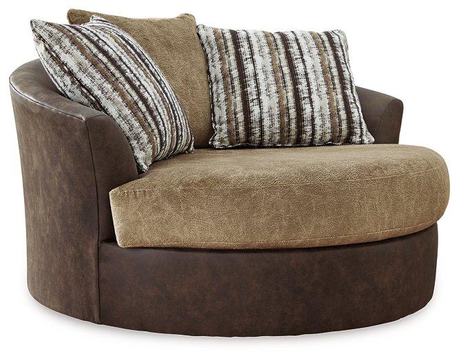 Alesbury Oversized Swivel Accent Chair - Premium Chair from Ashley Furniture - Just $729.26! Shop now at Furniture Wholesale Plus  We are the best furniture store in Nashville, Hendersonville, Goodlettsville, Madison, Antioch, Mount Juliet, Lebanon, Gallatin, Springfield, Murfreesboro, Franklin, Brentwood