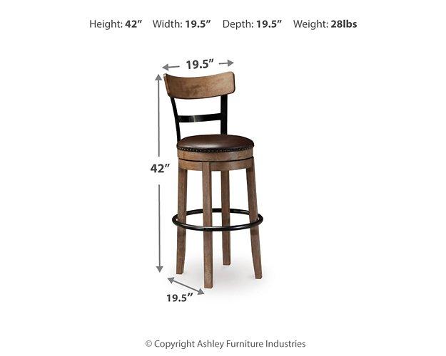 Pinnadel Bar Height Bar Stool - Premium Barstool from Ashley Furniture - Just $176.98! Shop now at Furniture Wholesale Plus  We are the best furniture store in Nashville, Hendersonville, Goodlettsville, Madison, Antioch, Mount Juliet, Lebanon, Gallatin, Springfield, Murfreesboro, Franklin, Brentwood