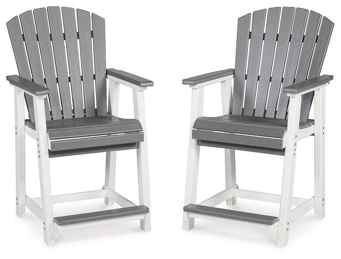 Transville Outdoor Counter Height Bar Stool (Set of 2) - Premium Outdoor Counter Barstool from Ashley Furniture - Just $921.08! Shop now at Furniture Wholesale Plus  We are the best furniture store in Nashville, Hendersonville, Goodlettsville, Madison, Antioch, Mount Juliet, Lebanon, Gallatin, Springfield, Murfreesboro, Franklin, Brentwood