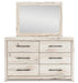 Lawroy Dresser and Mirror - Premium Dresser & Mirror from Ashley Furniture - Just $388.15! Shop now at Furniture Wholesale Plus  We are the best furniture store in Nashville, Hendersonville, Goodlettsville, Madison, Antioch, Mount Juliet, Lebanon, Gallatin, Springfield, Murfreesboro, Franklin, Brentwood