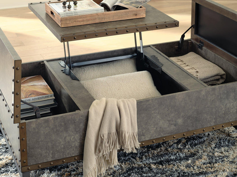 Derrylin Lift-Top Coffee Table - Premium Cocktail Table Lift from Ashley Furniture - Just $480.41! Shop now at Furniture Wholesale Plus  We are the best furniture store in Nashville, Hendersonville, Goodlettsville, Madison, Antioch, Mount Juliet, Lebanon, Gallatin, Springfield, Murfreesboro, Franklin, Brentwood