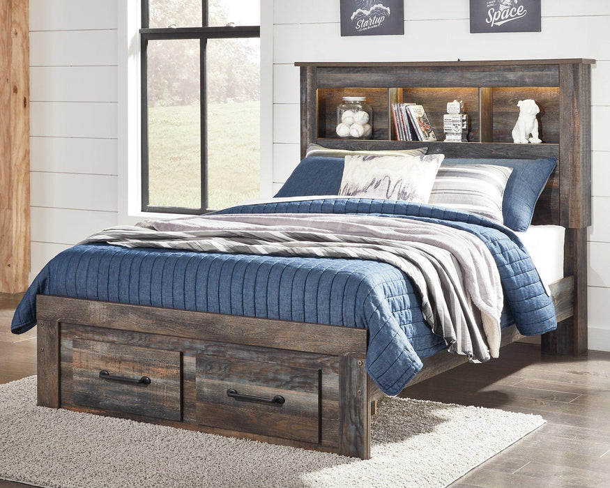 Drystan Bed with 2 Storage Drawers - Premium Bed from Ashley Furniture - Just $466.59! Shop now at Furniture Wholesale Plus  We are the best furniture store in Nashville, Hendersonville, Goodlettsville, Madison, Antioch, Mount Juliet, Lebanon, Gallatin, Springfield, Murfreesboro, Franklin, Brentwood