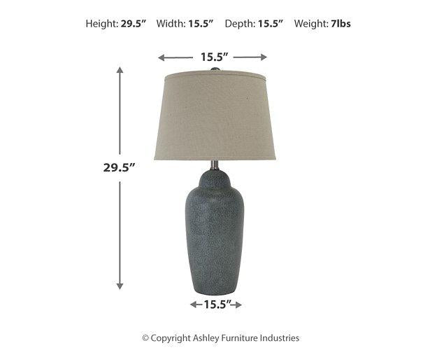 Saher Table Lamp - Premium Table Lamp from Ashley Furniture - Just $88.49! Shop now at Furniture Wholesale Plus  We are the best furniture store in Nashville, Hendersonville, Goodlettsville, Madison, Antioch, Mount Juliet, Lebanon, Gallatin, Springfield, Murfreesboro, Franklin, Brentwood