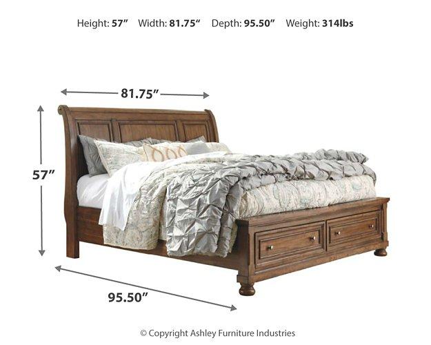 Flynnter Bed with 2 Storage Drawers - Premium Bed from Ashley Furniture - Just $993.50! Shop now at Furniture Wholesale Plus  We are the best furniture store in Nashville, Hendersonville, Goodlettsville, Madison, Antioch, Mount Juliet, Lebanon, Gallatin, Springfield, Murfreesboro, Franklin, Brentwood