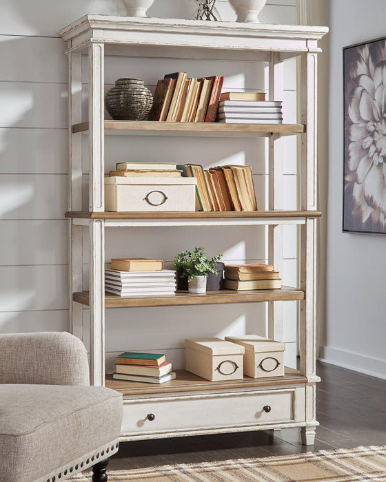 Realyn 75" Bookcase - Premium Bookcase from Ashley Furniture - Just $456.53! Shop now at Furniture Wholesale Plus  We are the best furniture store in Nashville, Hendersonville, Goodlettsville, Madison, Antioch, Mount Juliet, Lebanon, Gallatin, Springfield, Murfreesboro, Franklin, Brentwood