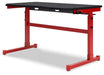 Lynxtyn Adjustable Height Home Office Desk - Premium Desk from Ashley Furniture - Just $225.44! Shop now at Furniture Wholesale Plus  We are the best furniture store in Nashville, Hendersonville, Goodlettsville, Madison, Antioch, Mount Juliet, Lebanon, Gallatin, Springfield, Murfreesboro, Franklin, Brentwood