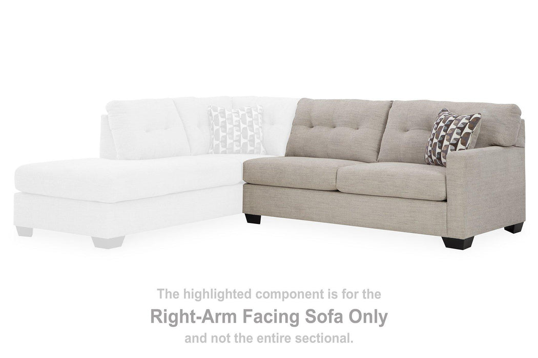 Mahoney 2-Piece Sectional with Chaise - Premium Sectional from Ashley Furniture - Just $934.62! Shop now at Furniture Wholesale Plus  We are the best furniture store in Nashville, Hendersonville, Goodlettsville, Madison, Antioch, Mount Juliet, Lebanon, Gallatin, Springfield, Murfreesboro, Franklin, Brentwood