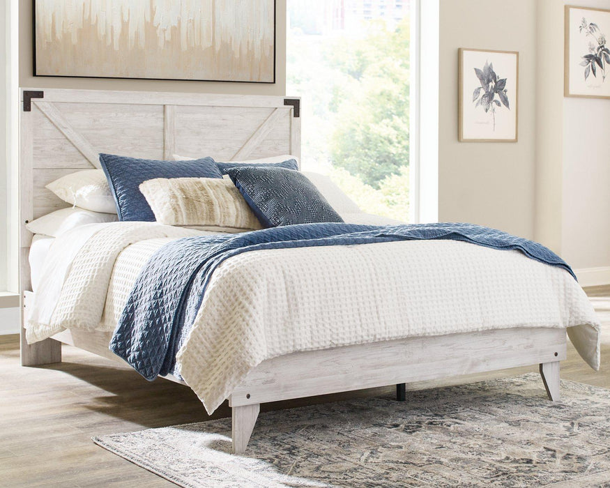 Shawburn Crossbuck Panel Bed - Premium Bed from Ashley Furniture - Just $274.80! Shop now at Furniture Wholesale Plus  We are the best furniture store in Nashville, Hendersonville, Goodlettsville, Madison, Antioch, Mount Juliet, Lebanon, Gallatin, Springfield, Murfreesboro, Franklin, Brentwood