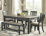 Tyler Creek Dining Set - Premium Dining Room Set from Ashley Furniture - Just $997.54! Shop now at Furniture Wholesale Plus  We are the best furniture store in Nashville, Hendersonville, Goodlettsville, Madison, Antioch, Mount Juliet, Lebanon, Gallatin, Springfield, Murfreesboro, Franklin, Brentwood