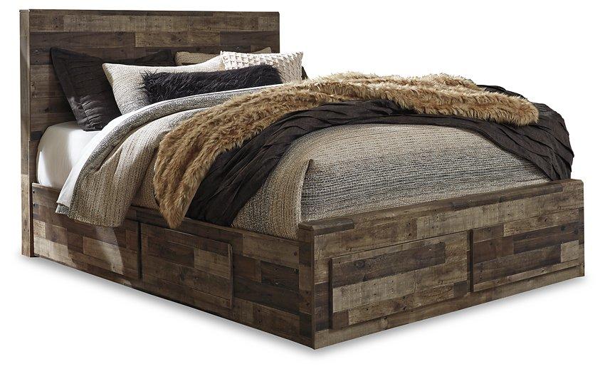 Derekson Bed with 4 Storage Drawers - Premium Bed from Ashley Furniture - Just $687.81! Shop now at Furniture Wholesale Plus  We are the best furniture store in Nashville, Hendersonville, Goodlettsville, Madison, Antioch, Mount Juliet, Lebanon, Gallatin, Springfield, Murfreesboro, Franklin, Brentwood