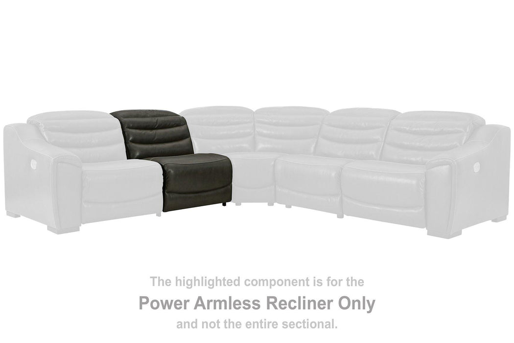 Center Line Power Reclining Sectional - Premium Sectional from Ashley Furniture - Just $2075.76! Shop now at Furniture Wholesale Plus  We are the best furniture store in Nashville, Hendersonville, Goodlettsville, Madison, Antioch, Mount Juliet, Lebanon, Gallatin, Springfield, Murfreesboro, Franklin, Brentwood