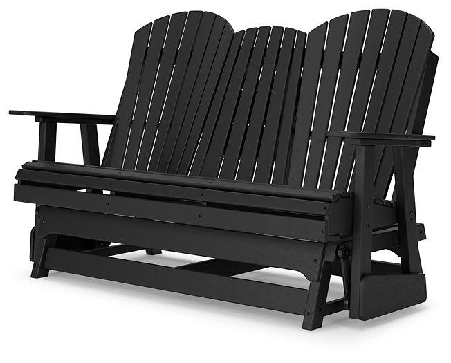 Hyland wave Outdoor Glider Loveseat - Premium Outdoor Seating from Ashley Furniture - Just $978.98! Shop now at Furniture Wholesale Plus  We are the best furniture store in Nashville, Hendersonville, Goodlettsville, Madison, Antioch, Mount Juliet, Lebanon, Gallatin, Springfield, Murfreesboro, Franklin, Brentwood