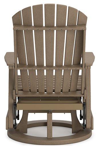 Hyland wave Outdoor Swivel Glider Chair - Premium Outdoor Dining Chair from Ashley Furniture - Just $621.89! Shop now at Furniture Wholesale Plus  We are the best furniture store in Nashville, Hendersonville, Goodlettsville, Madison, Antioch, Mount Juliet, Lebanon, Gallatin, Springfield, Murfreesboro, Franklin, Brentwood