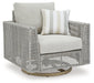 Seton Creek Outdoor Swivel Lounge with Cushion - Premium Outdoor Seating from Ashley Furniture - Just $667.79! Shop now at Furniture Wholesale Plus  We are the best furniture store in Nashville, Hendersonville, Goodlettsville, Madison, Antioch, Mount Juliet, Lebanon, Gallatin, Springfield, Murfreesboro, Franklin, Brentwood