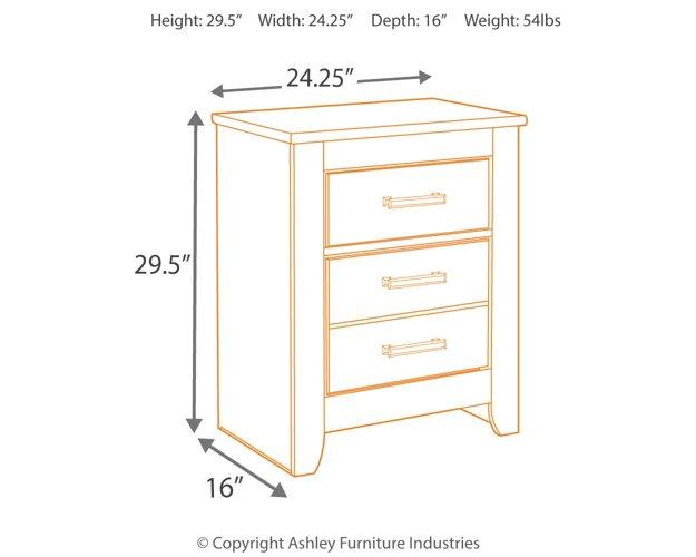 Brinxton Nightstand - Premium Nightstand from Ashley Furniture - Just $213.18! Shop now at Furniture Wholesale Plus  We are the best furniture store in Nashville, Hendersonville, Goodlettsville, Madison, Antioch, Mount Juliet, Lebanon, Gallatin, Springfield, Murfreesboro, Franklin, Brentwood