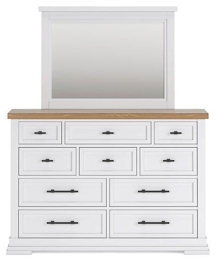 Ashbryn Dresser and Mirror - Premium Dresser & Mirror from Ashley Furniture - Just $870.82! Shop now at Furniture Wholesale Plus  We are the best furniture store in Nashville, Hendersonville, Goodlettsville, Madison, Antioch, Mount Juliet, Lebanon, Gallatin, Springfield, Murfreesboro, Franklin, Brentwood