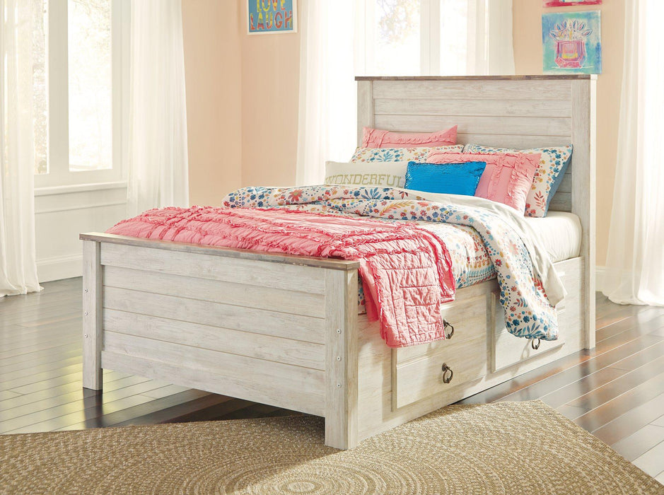 Willowton Bed - Premium Bed from Ashley Furniture - Just $265.48! Shop now at Furniture Wholesale Plus  We are the best furniture store in Nashville, Hendersonville, Goodlettsville, Madison, Antioch, Mount Juliet, Lebanon, Gallatin, Springfield, Murfreesboro, Franklin, Brentwood