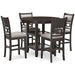 Langwest Counter Height Dining Table and 4 Barstools (Set of 5) - Premium Counter Height Table from Ashley Furniture - Just $538.97! Shop now at Furniture Wholesale Plus  We are the best furniture store in Nashville, Hendersonville, Goodlettsville, Madison, Antioch, Mount Juliet, Lebanon, Gallatin, Springfield, Murfreesboro, Franklin, Brentwood