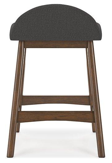 Lyncott Counter Height Bar Stool - Premium Barstool from Ashley Furniture - Just $92.51! Shop now at Furniture Wholesale Plus  We are the best furniture store in Nashville, Hendersonville, Goodlettsville, Madison, Antioch, Mount Juliet, Lebanon, Gallatin, Springfield, Murfreesboro, Franklin, Brentwood