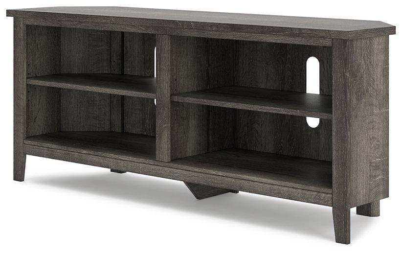 Arlenbry Corner TV Stand - Premium TV Stand from Ashley Furniture - Just $156.59! Shop now at Furniture Wholesale Plus  We are the best furniture store in Nashville, Hendersonville, Goodlettsville, Madison, Antioch, Mount Juliet, Lebanon, Gallatin, Springfield, Murfreesboro, Franklin, Brentwood