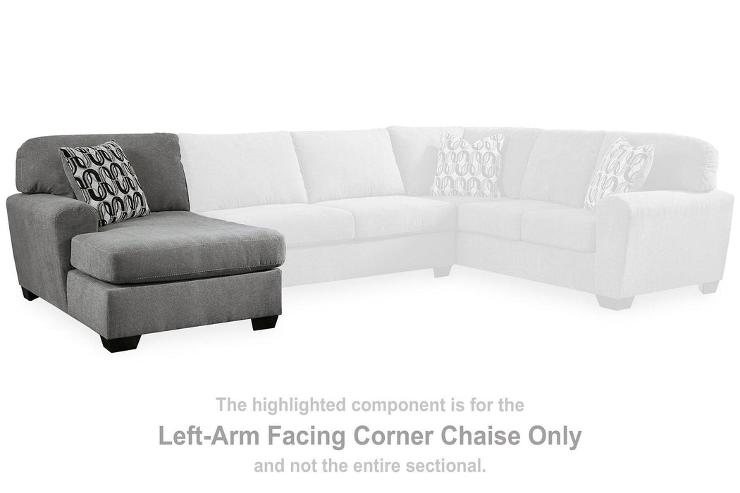 Birkdale Court Sectional with Chaise - Premium Sectional from Ashley Furniture - Just $1137.94! Shop now at Furniture Wholesale Plus  We are the best furniture store in Nashville, Hendersonville, Goodlettsville, Madison, Antioch, Mount Juliet, Lebanon, Gallatin, Springfield, Murfreesboro, Franklin, Brentwood