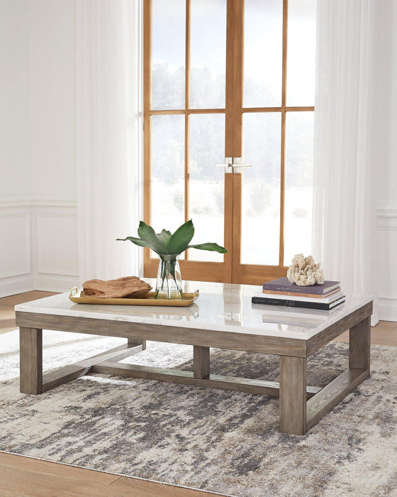 Loyaska Coffee Table - Premium Cocktail Table from Ashley Furniture - Just $480.41! Shop now at Furniture Wholesale Plus  We are the best furniture store in Nashville, Hendersonville, Goodlettsville, Madison, Antioch, Mount Juliet, Lebanon, Gallatin, Springfield, Murfreesboro, Franklin, Brentwood