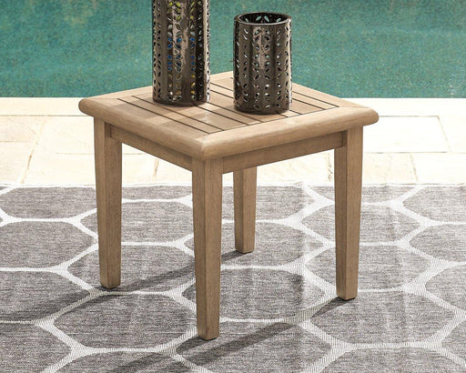 Gerianne End Table - Premium Outdoor End Table from Ashley Furniture - Just $206.77! Shop now at Furniture Wholesale Plus  We are the best furniture store in Nashville, Hendersonville, Goodlettsville, Madison, Antioch, Mount Juliet, Lebanon, Gallatin, Springfield, Murfreesboro, Franklin, Brentwood