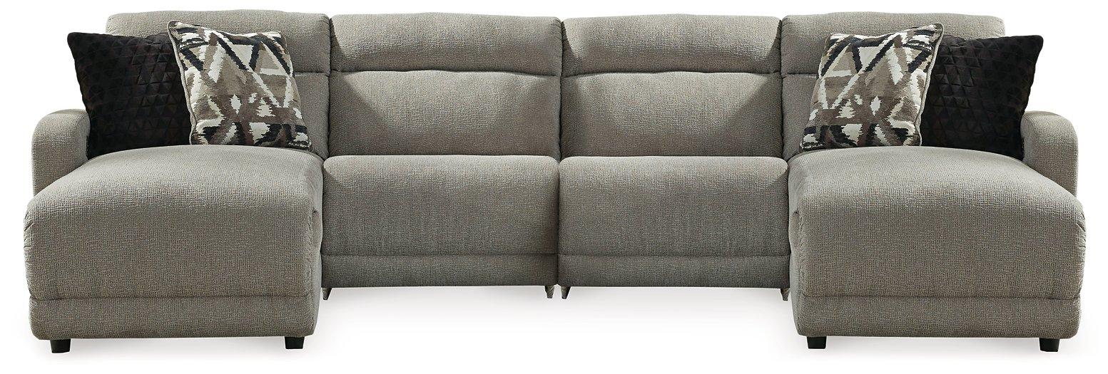 Colleyville Power Reclining Sectional with Chaise - Premium Sectional from Ashley Furniture - Just $1403.62! Shop now at Furniture Wholesale Plus  We are the best furniture store in Nashville, Hendersonville, Goodlettsville, Madison, Antioch, Mount Juliet, Lebanon, Gallatin, Springfield, Murfreesboro, Franklin, Brentwood