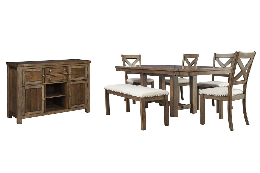 Moriville Dining Room Set - Premium Dining Room Set from Ashley Furniture - Just $1039.75! Shop now at Furniture Wholesale Plus  We are the best furniture store in Nashville, Hendersonville, Goodlettsville, Madison, Antioch, Mount Juliet, Lebanon, Gallatin, Springfield, Murfreesboro, Franklin, Brentwood