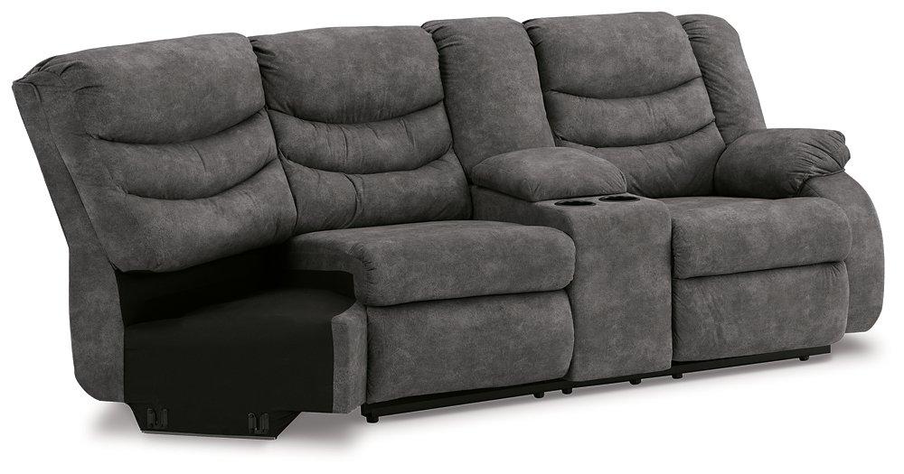 Partymate 2-Piece Reclining Sectional - Premium Sectional from Ashley Furniture - Just $1388.22! Shop now at Furniture Wholesale Plus  We are the best furniture store in Nashville, Hendersonville, Goodlettsville, Madison, Antioch, Mount Juliet, Lebanon, Gallatin, Springfield, Murfreesboro, Franklin, Brentwood