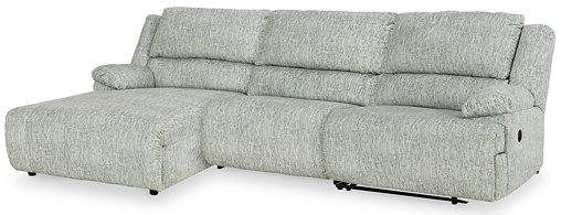 McClelland Reclining Sectional with Chaise - Premium Sectional from Ashley Furniture - Just $1521.90! Shop now at Furniture Wholesale Plus  We are the best furniture store in Nashville, Hendersonville, Goodlettsville, Madison, Antioch, Mount Juliet, Lebanon, Gallatin, Springfield, Murfreesboro, Franklin, Brentwood