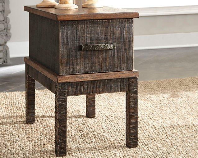 Stanah Chairside End Table with USB Ports & Outlets - Premium End Table from Ashley Furniture - Just $226.19! Shop now at Furniture Wholesale Plus  We are the best furniture store in Nashville, Hendersonville, Goodlettsville, Madison, Antioch, Mount Juliet, Lebanon, Gallatin, Springfield, Murfreesboro, Franklin, Brentwood