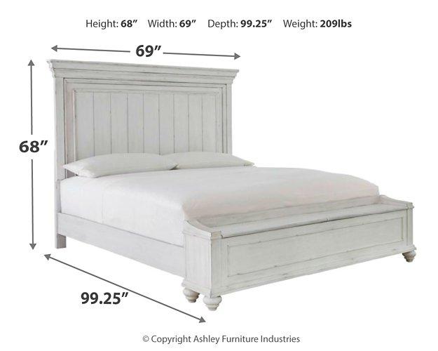 Kanwyn Bed with Storage Bench - Premium Bed from Ashley Furniture - Just $830.59! Shop now at Furniture Wholesale Plus  We are the best furniture store in Nashville, Hendersonville, Goodlettsville, Madison, Antioch, Mount Juliet, Lebanon, Gallatin, Springfield, Murfreesboro, Franklin, Brentwood