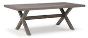 Hillside Barn Outdoor Dining Table - Premium Outdoor Dining Table from Ashley Furniture - Just $1347.44! Shop now at Furniture Wholesale Plus  We are the best furniture store in Nashville, Hendersonville, Goodlettsville, Madison, Antioch, Mount Juliet, Lebanon, Gallatin, Springfield, Murfreesboro, Franklin, Brentwood