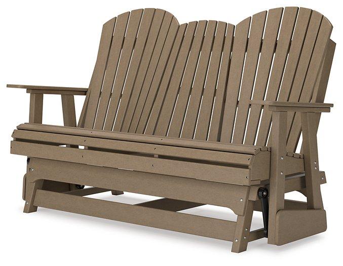 Hyland wave Outdoor Glider Loveseat - Premium Outdoor Seating from Ashley Furniture - Just $978.98! Shop now at Furniture Wholesale Plus  We are the best furniture store in Nashville, Hendersonville, Goodlettsville, Madison, Antioch, Mount Juliet, Lebanon, Gallatin, Springfield, Murfreesboro, Franklin, Brentwood