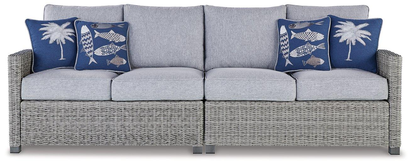 Naples Beach Outdoor Right and Left-arm Facing Loveseat with Cushion (Set of 2) - Premium Outdoor Seating from Ashley Furniture - Just $958.74! Shop now at Furniture Wholesale Plus  We are the best furniture store in Nashville, Hendersonville, Goodlettsville, Madison, Antioch, Mount Juliet, Lebanon, Gallatin, Springfield, Murfreesboro, Franklin, Brentwood