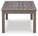 Hillside Barn Outdoor Coffee Table - Premium Outdoor Cocktail Table from Ashley Furniture - Just $307.40! Shop now at Furniture Wholesale Plus  We are the best furniture store in Nashville, Hendersonville, Goodlettsville, Madison, Antioch, Mount Juliet, Lebanon, Gallatin, Springfield, Murfreesboro, Franklin, Brentwood