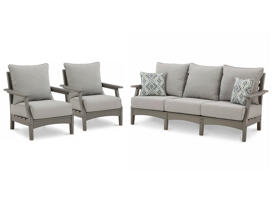 Visola Outdoor Set - Premium Outdoor Seating Set from Ashley Furniture - Just $2244.42! Shop now at Furniture Wholesale Plus  We are the best furniture store in Nashville, Hendersonville, Goodlettsville, Madison, Antioch, Mount Juliet, Lebanon, Gallatin, Springfield, Murfreesboro, Franklin, Brentwood