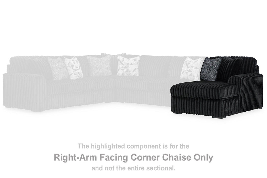 Midnight-Madness Sectional with Chaise - Premium Sectional from Ashley Furniture - Just $1572.08! Shop now at Furniture Wholesale Plus  We are the best furniture store in Nashville, Hendersonville, Goodlettsville, Madison, Antioch, Mount Juliet, Lebanon, Gallatin, Springfield, Murfreesboro, Franklin, Brentwood